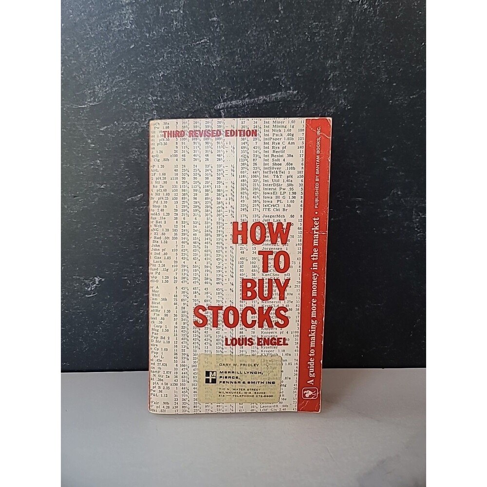 How To Buy Stocks By Louis Engel Paperback